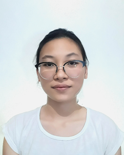 Profile Picture: Image of a girl in a ponytail, wearing pointy-rimmed eyeglasses